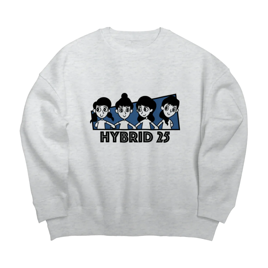 HYBRID 25のleeget ✖️HYBRID 25 Big Crew Neck Sweatshirt