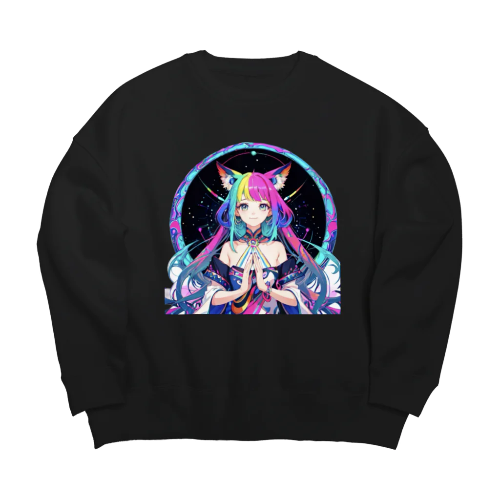 ミネラル太郎の幻想少女リリー　〜星々との対話〜 Big Crew Neck Sweatshirt