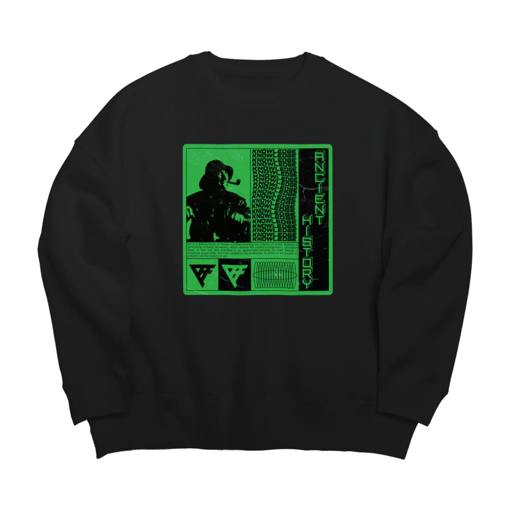 YuukingStoreのANCIENT HISTORY Big Crew Neck Sweatshirt