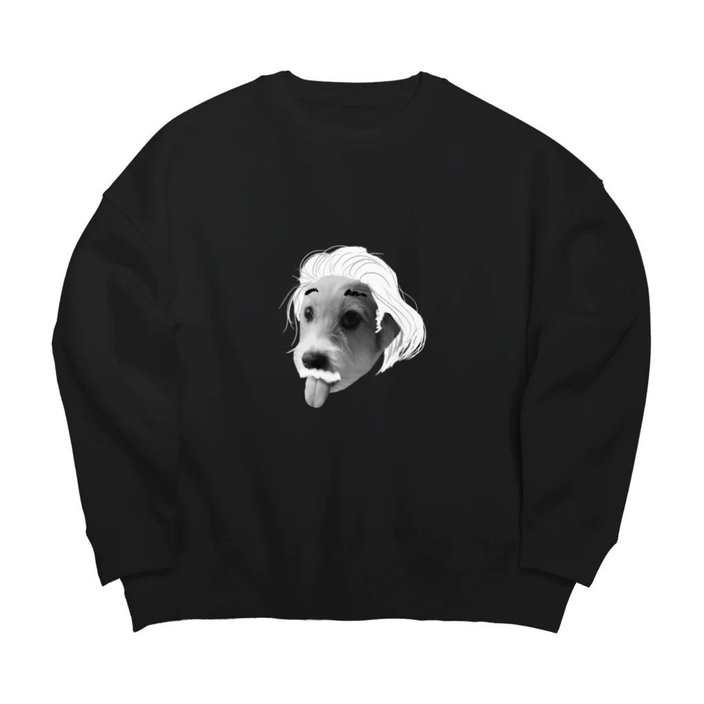 ぱんちを愛でる。のあいんしゅたいんぱんち Big Crew Neck Sweatshirt