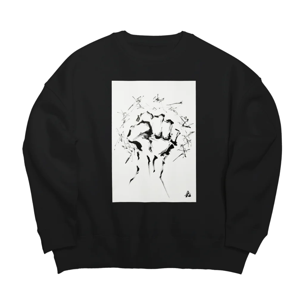 ダンスちゃんねるA2CのBLACK POWER Big Crew Neck Sweatshirt