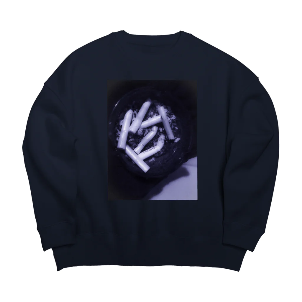 日淡水玉のブティック『sigh, and the people.』のわたしとあなたの境界 Big Crew Neck Sweatshirt