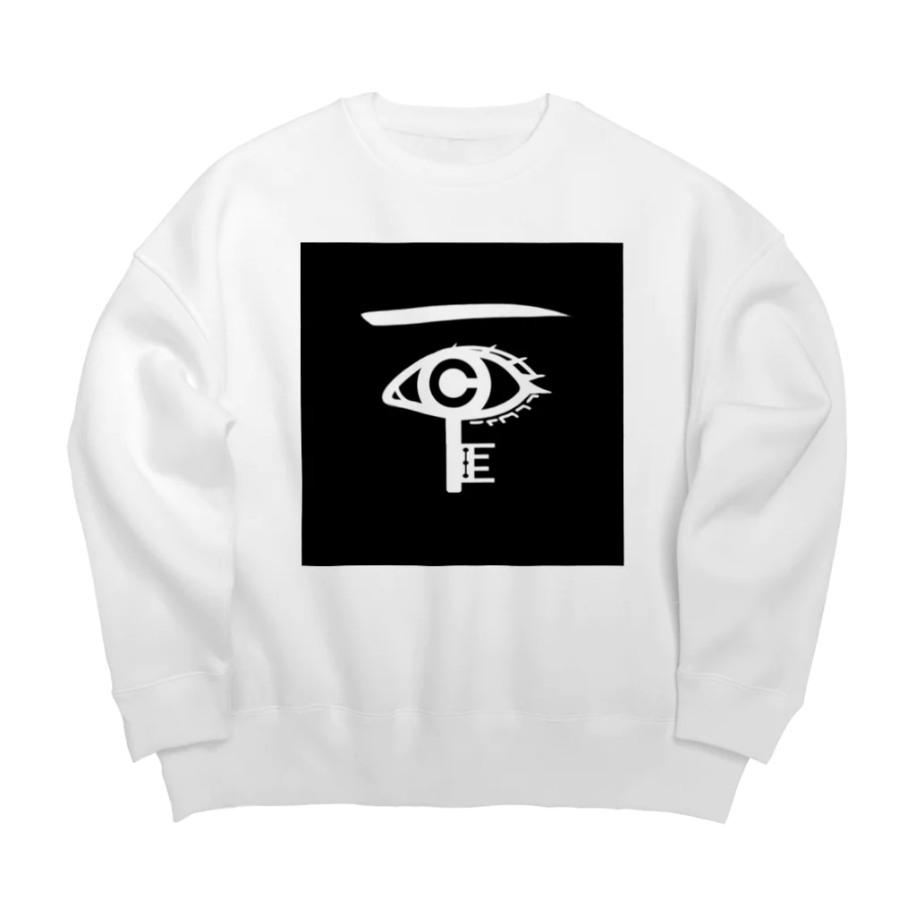 こちこの部屋のこちこの部屋ロゴ（黒） Big Crew Neck Sweatshirt