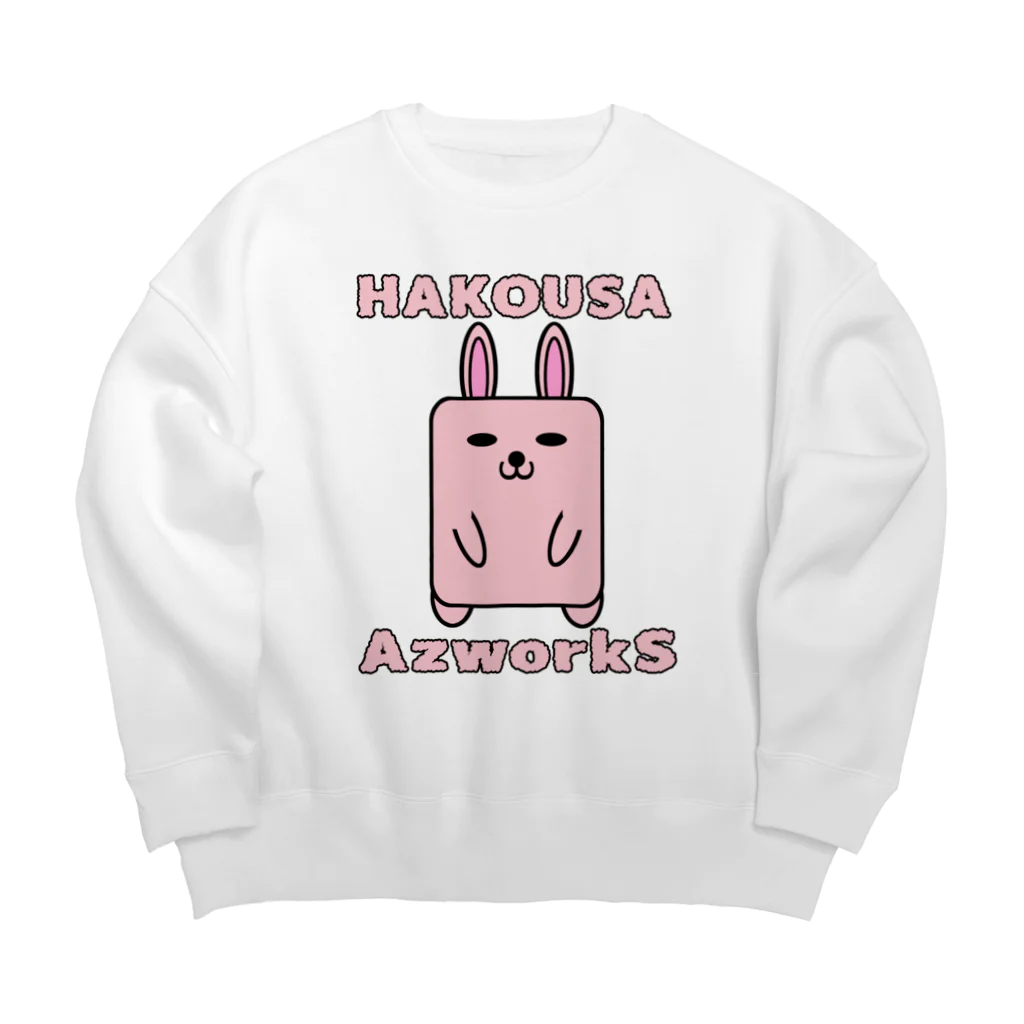 Ａ’ｚｗｏｒｋＳのハコウサ（ピンク） Big Crew Neck Sweatshirt