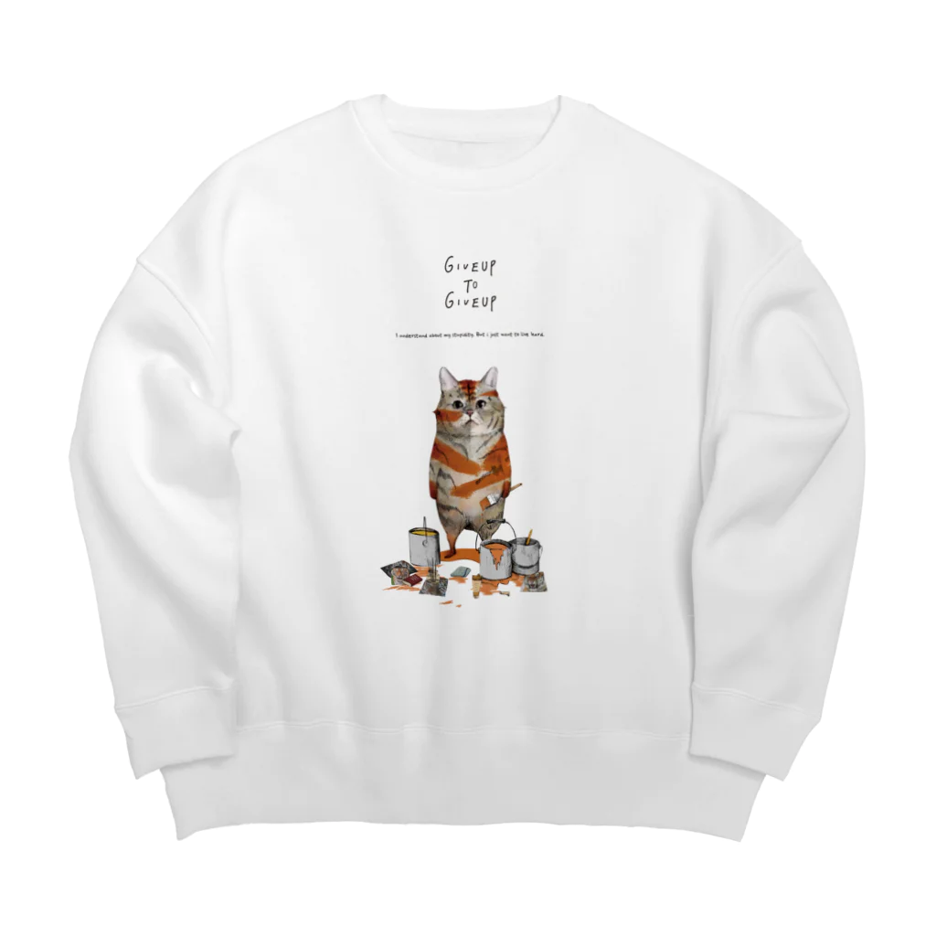 MAiのトラになりたいネコ Big Crew Neck Sweatshirt