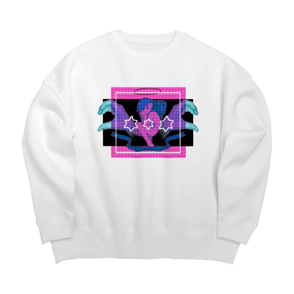 かえり🐸の偶像崇拝症候群 Big Crew Neck Sweatshirt