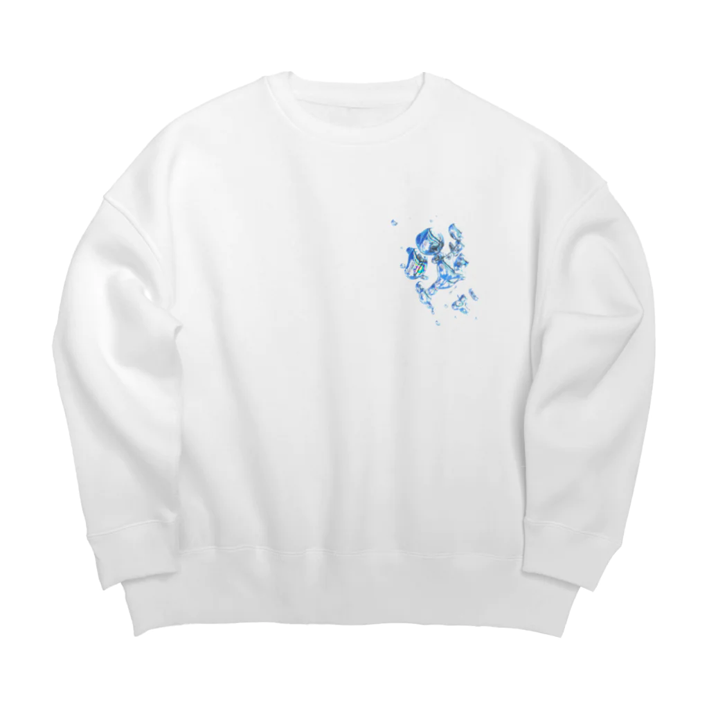 seiseisのCrystal_v1 Big Crew Neck Sweatshirt