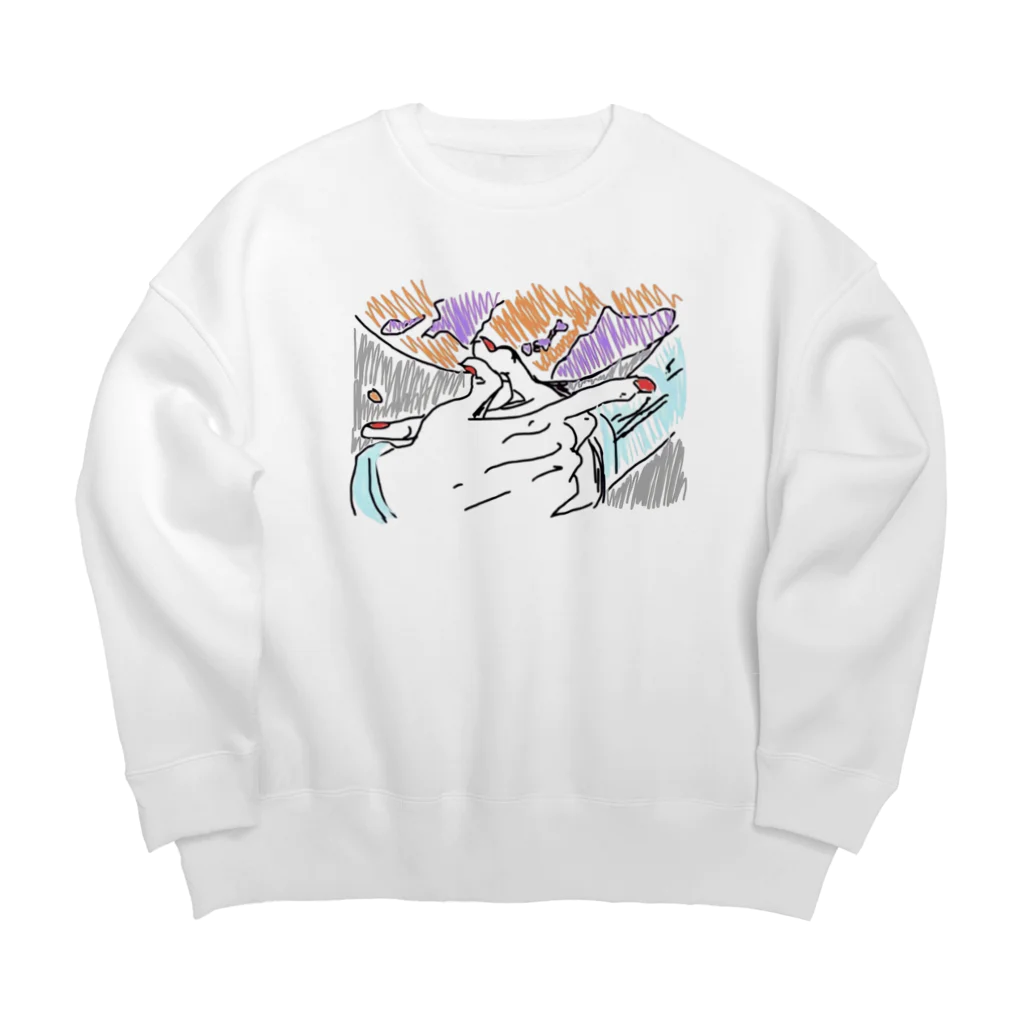 Young_GGの地球環境保護団体 Big Crew Neck Sweatshirt