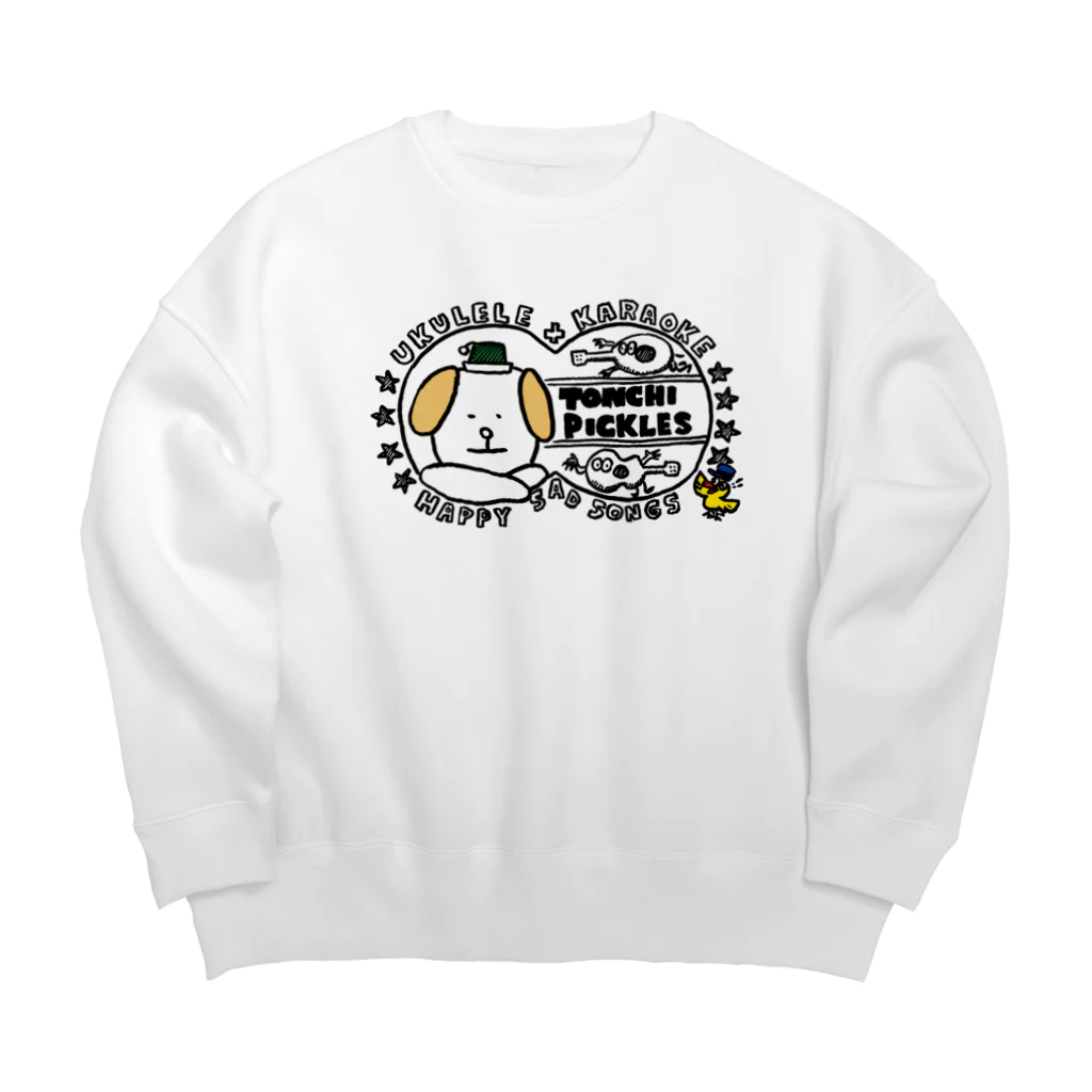 とんちピクルスのとんちマーク Big Crew Neck Sweatshirt