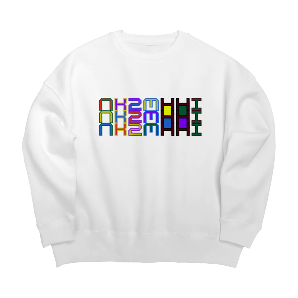 中島重工のNKZMHHHI多色反射 Big Crew Neck Sweatshirt