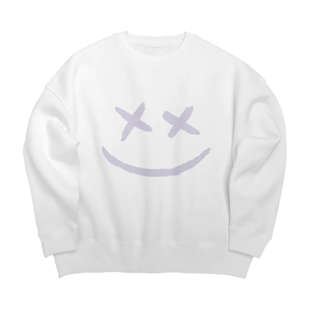 Sucre Soirのx)mile パープル Big Crew Neck Sweatshirt