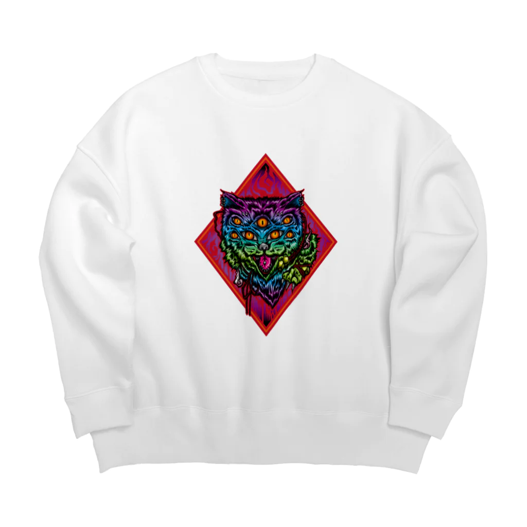 さかもと。のbakeneko Big Crew Neck Sweatshirt