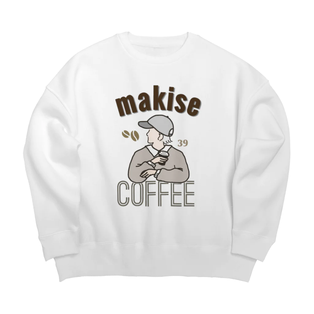 Makise COFFEE.のマキセコーヒー Big Crew Neck Sweatshirt