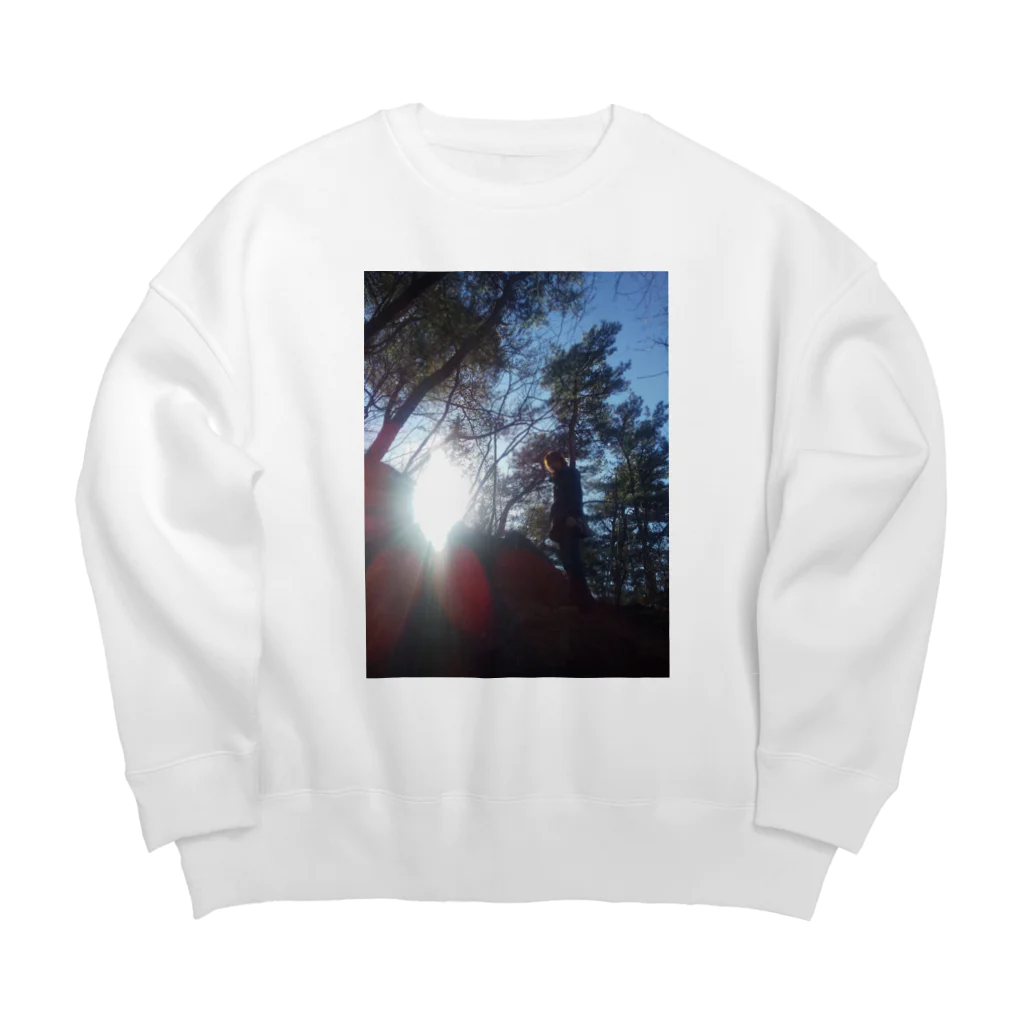 ミクロの光射す Big Crew Neck Sweatshirt