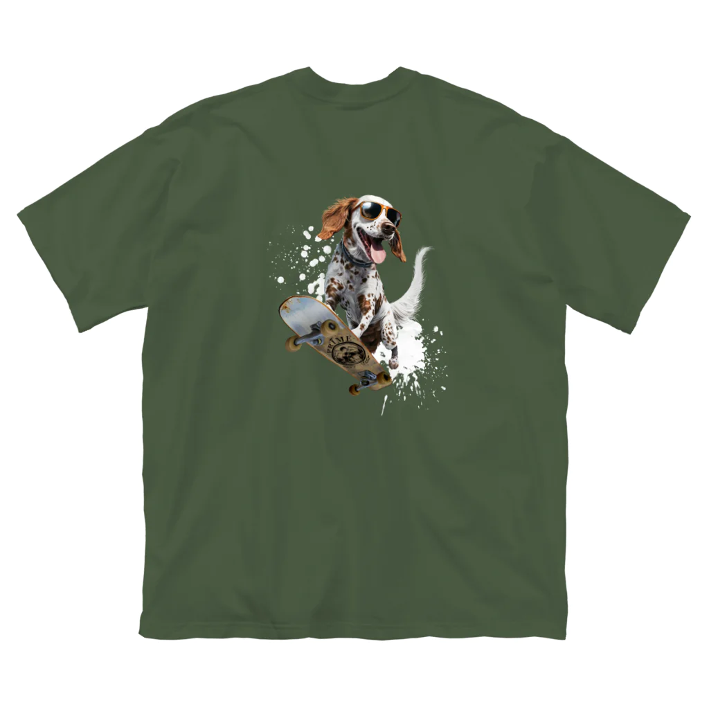 -BRIGHTS-のスケボー犬のおでかけ！skateboarding dog Big T-Shirt