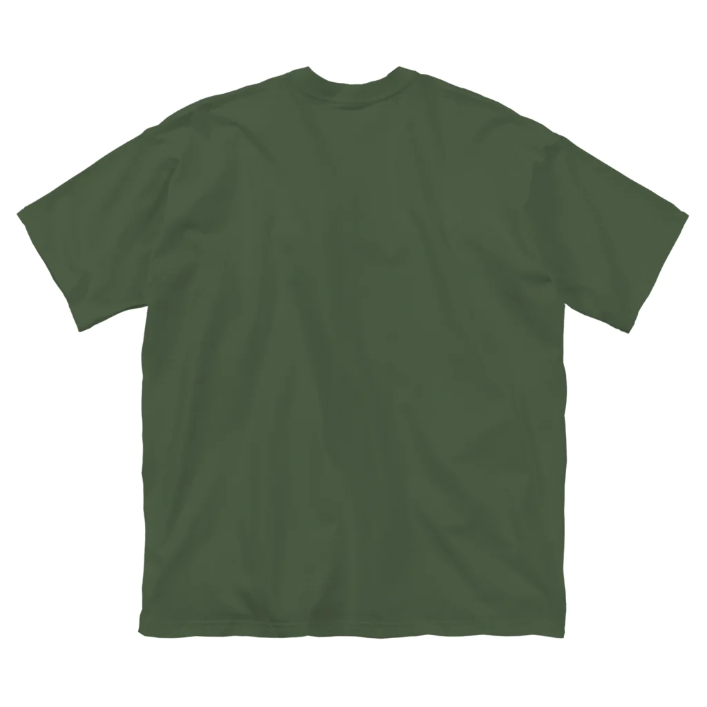Too fool campers Shop!の#1分間割り箸フェザーチャレンジ (白文字) ビッグシルエットTシャツ