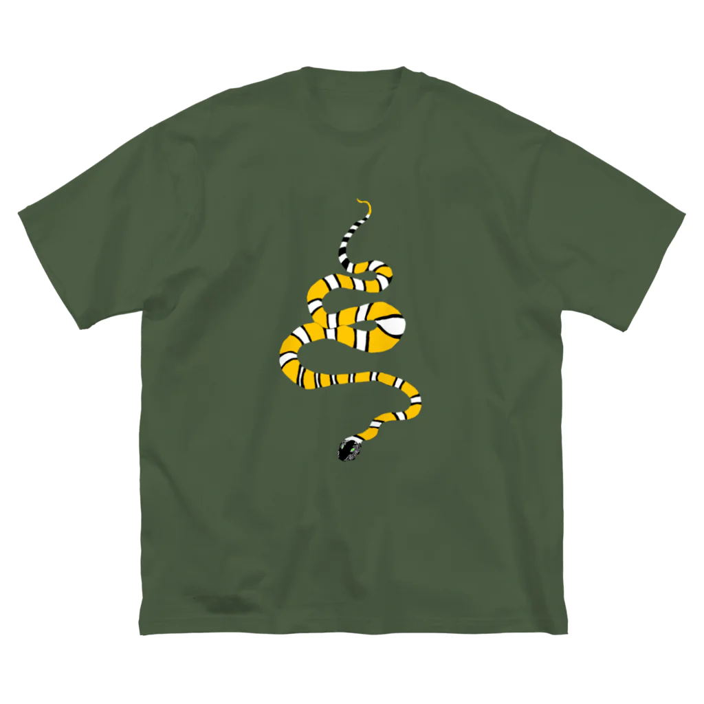 TakiGreen SHOPのAnimals“Snake” ビッグシルエットTシャツ