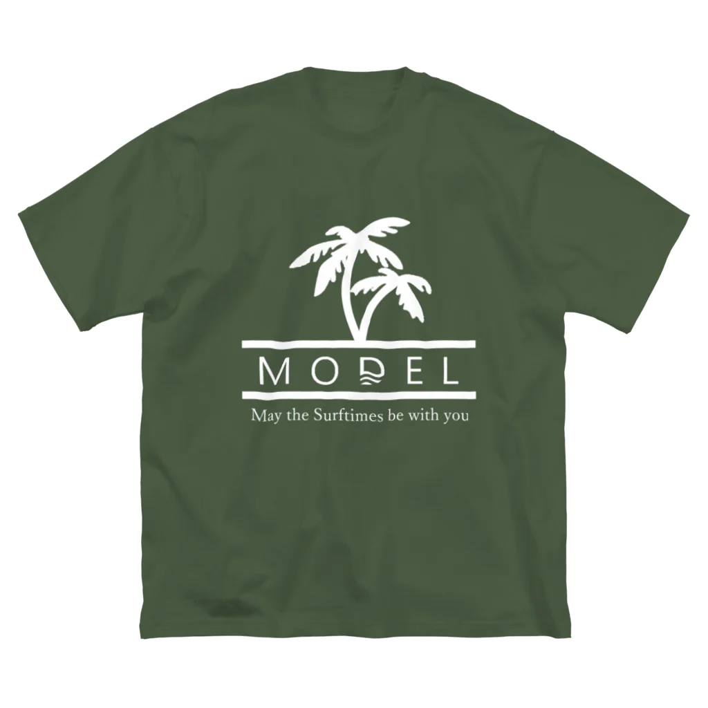 MODELjapanのMODEL オリジナルロゴパーム ビッグシルエットTシャツ