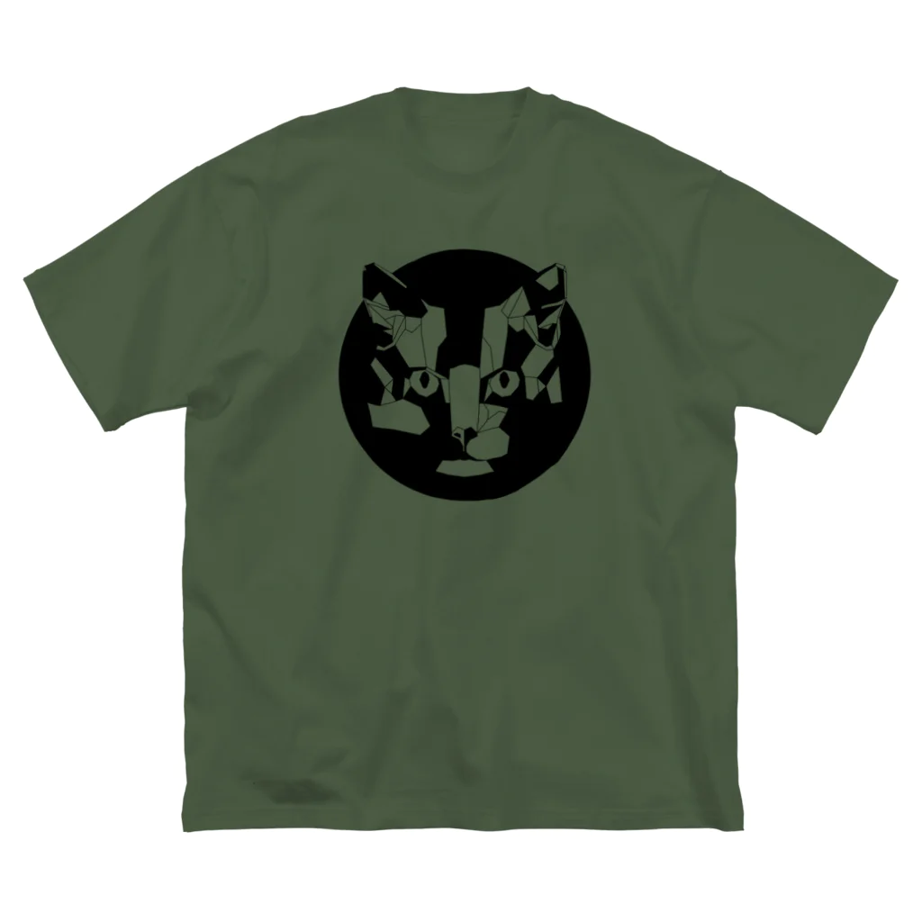 Fontaのジオメトリック猫 Big T-Shirt