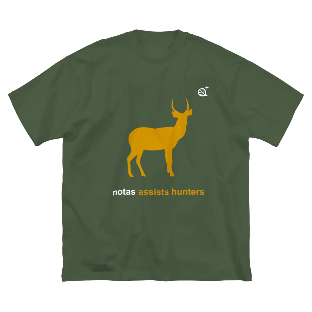 ノウタス株式会社　notas inc.のryo-tas（狩猟を助ける） ビッグシルエットTシャツ