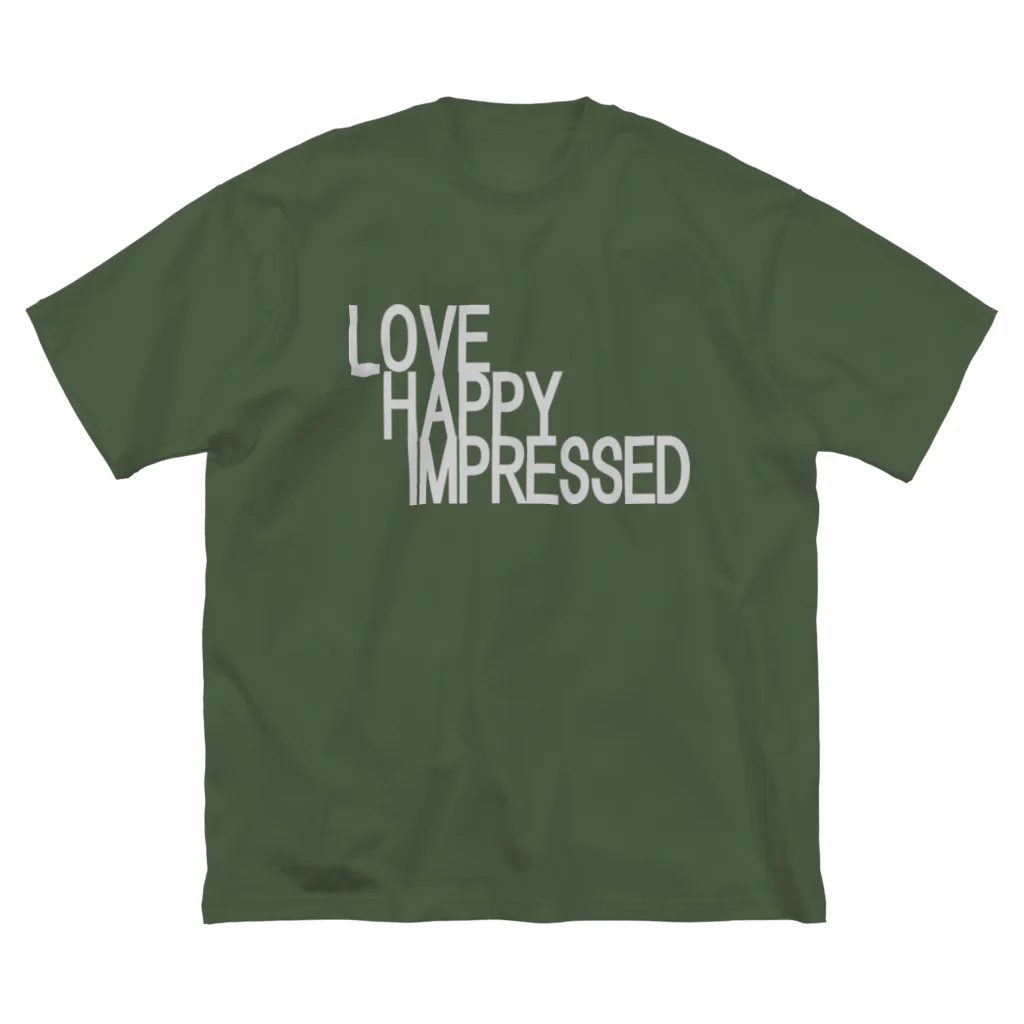 ainarukokoroの愛　幸せ　感動　love　happy　impressed ビッグシルエットTシャツ