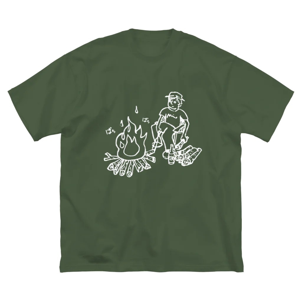 Too fool campers Shop!のたきび01(白文字) Big T-Shirt