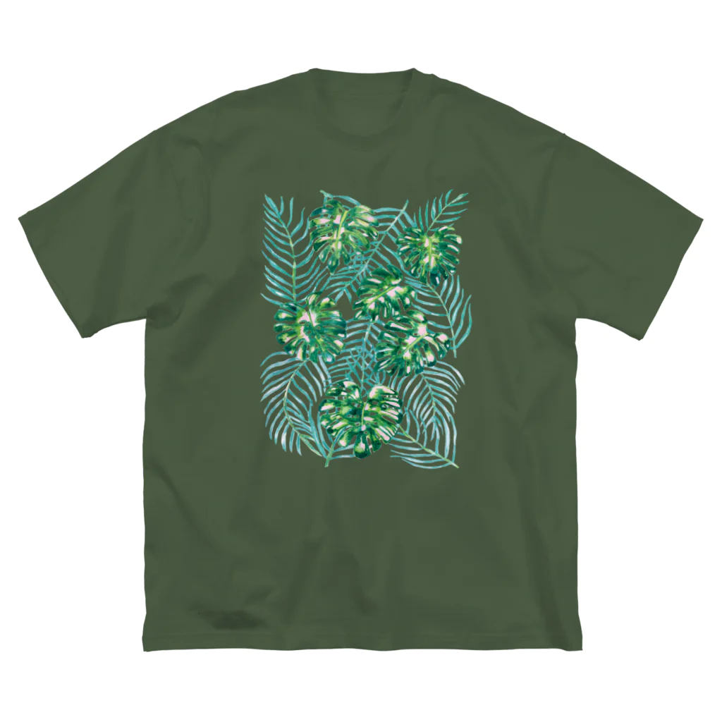 ふくしましおりのモンステラ Big T-Shirt