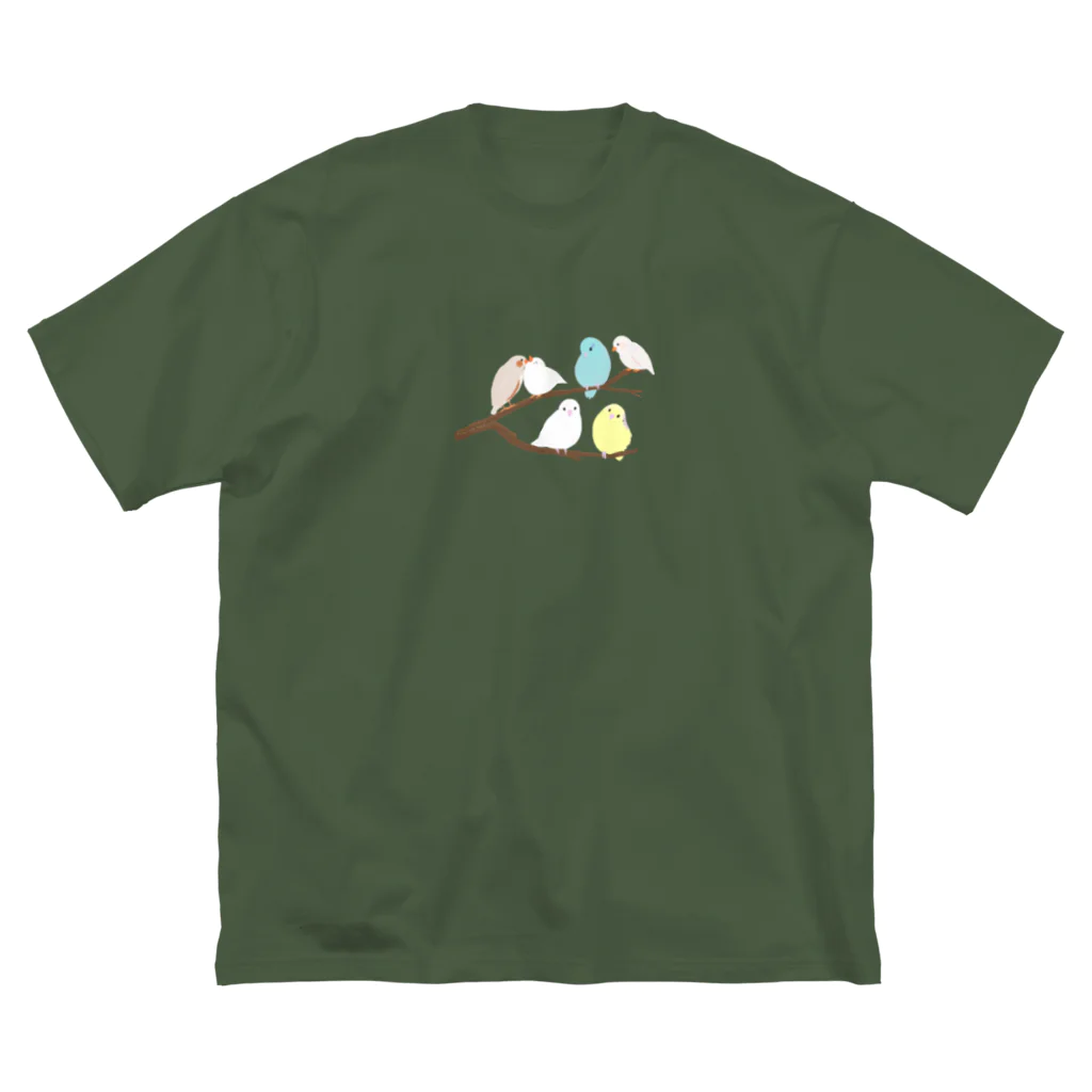 ごま小鳥店の鳥のなる木 루즈핏 티셔츠