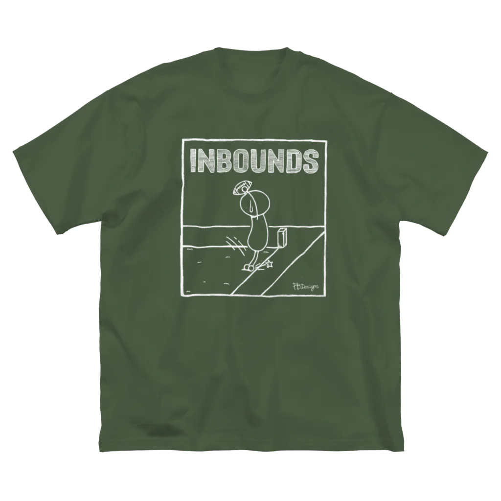 PB.DesignsのPBスティック君　inbounds ビッグシルエットTシャツ