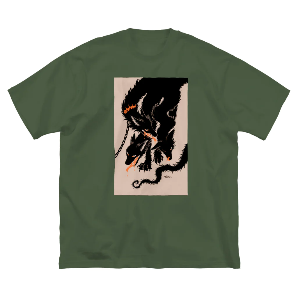 タタナ幻獣館のKerberos B Big T-Shirt