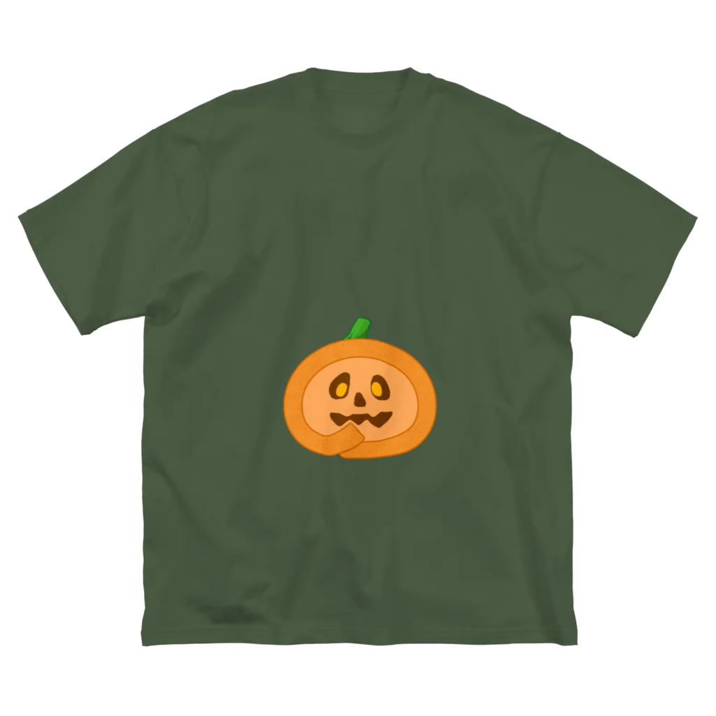 ゆた麻呂亭のかぼちゃのロールケーキ ビッグシルエットTシャツ