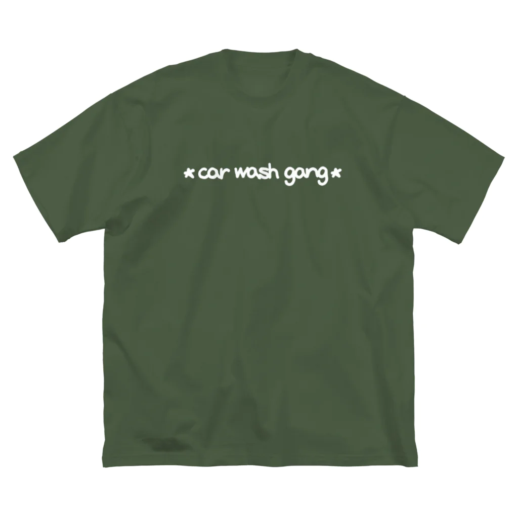 car wash gang SUZURI店のTAGW ビッグシルエットTシャツ