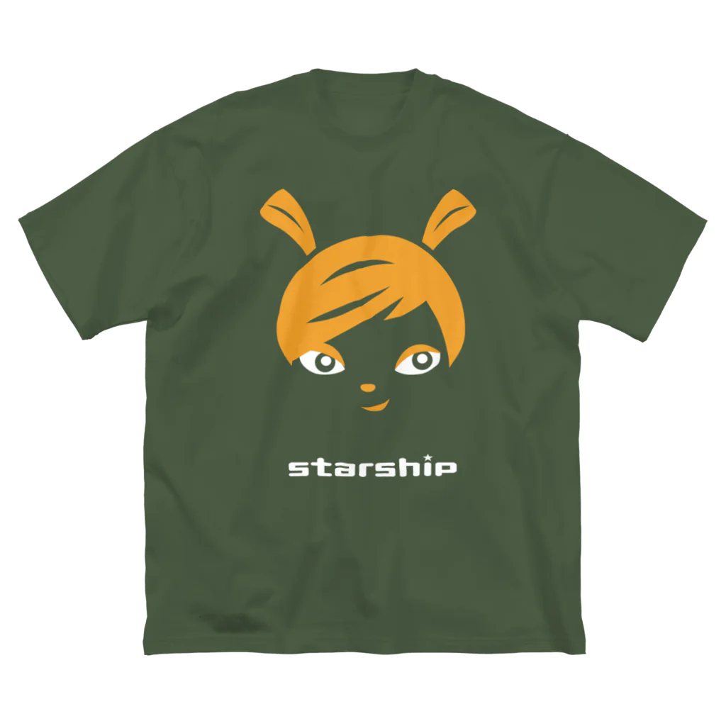 スターシップ恵比寿のコレモちゃんのお顔Tシャツ ビッグシルエットTシャツ