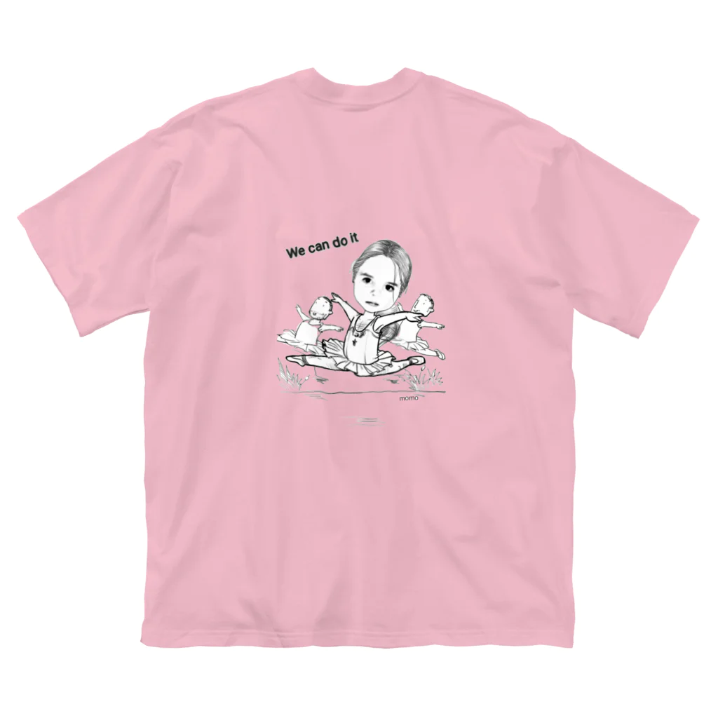 桃花のミネリちゃん(バレエバージョン) ビッグシルエットTシャツ