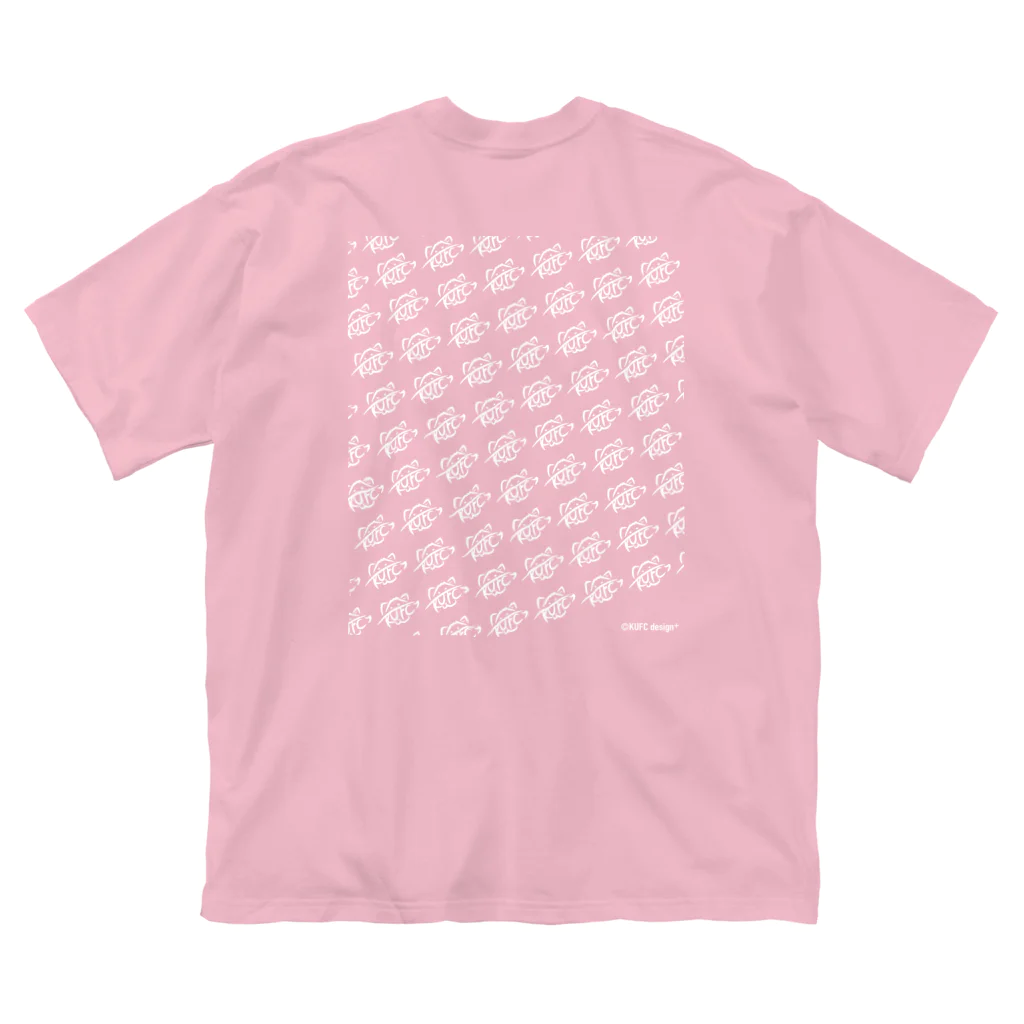 鹿児島ユナイテッドFC SUZURI公式ショップの【KUFC】 ゆないくー モノグラムT-SHIRT 2nd season ビッグシルエットTシャツ