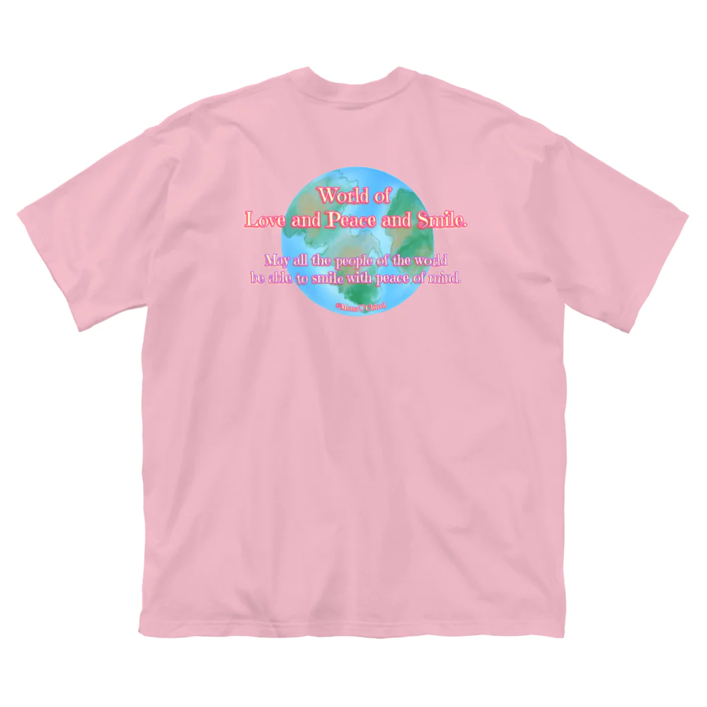 Mona♡ChirolのWorld of Love＆Peace＆SmileーPink Vol.4ー ビッグシルエットTシャツ