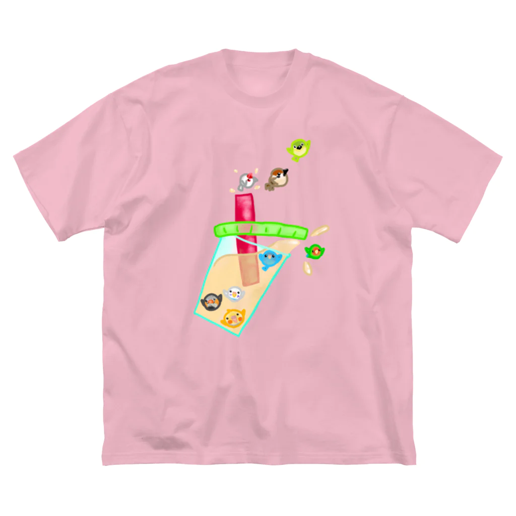 Lily bird（リリーバード）のタピオカ小鳥とミルクティー Big T-Shirt