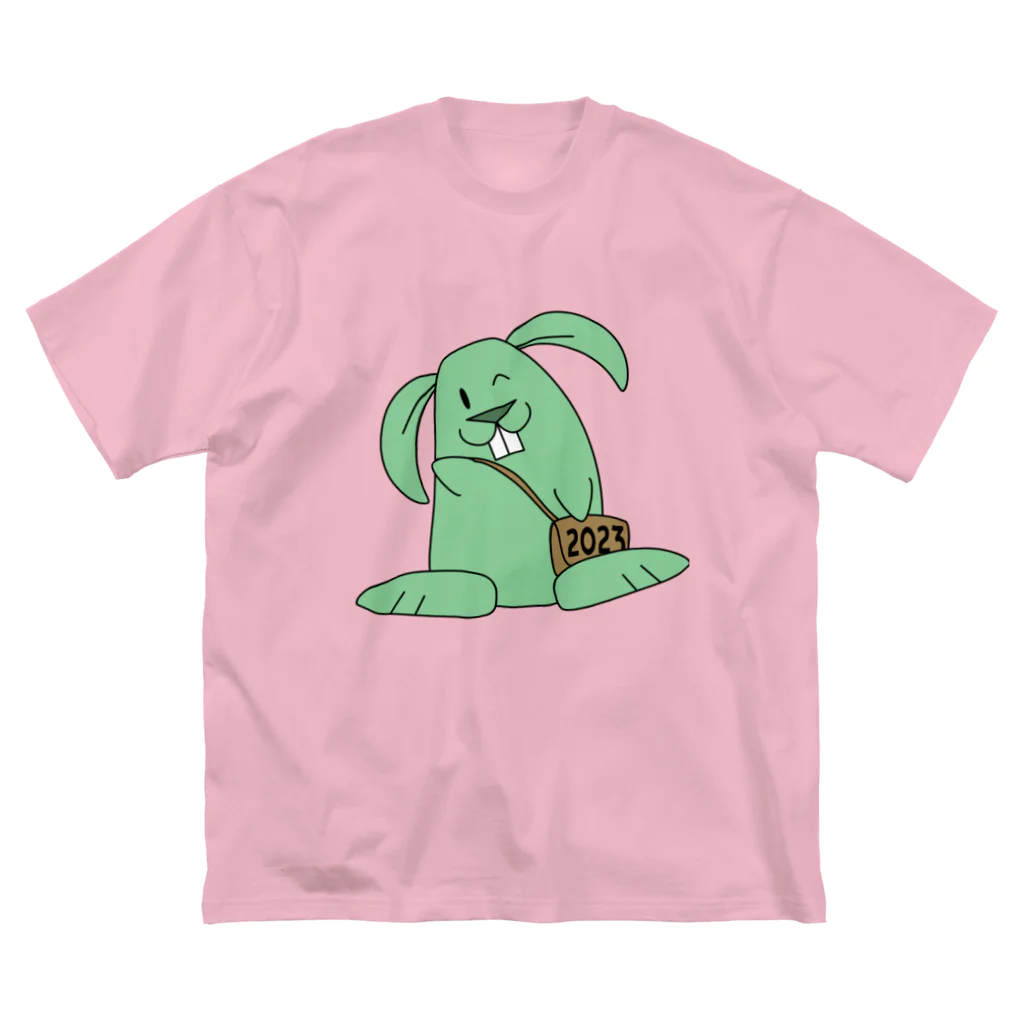 Pat's WorksのMinty the Rabbit ビッグシルエットTシャツ