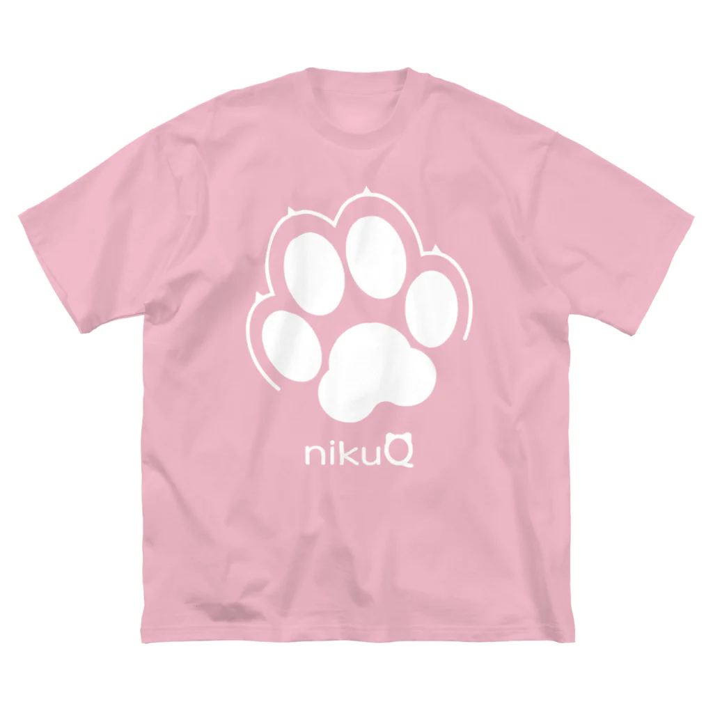 WebArtsの肉球をモチーフにしたオリジナルブランド「nikuQ」（犬タイプ）です ビッグシルエットTシャツ
