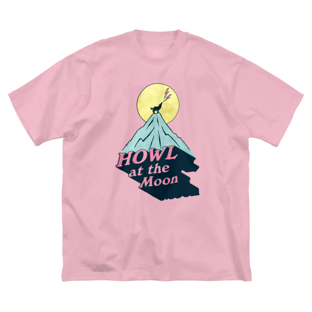 LONESOME TYPE ススの🌕月に吠える🐺（HOWL at the Moon） Big T-Shirt