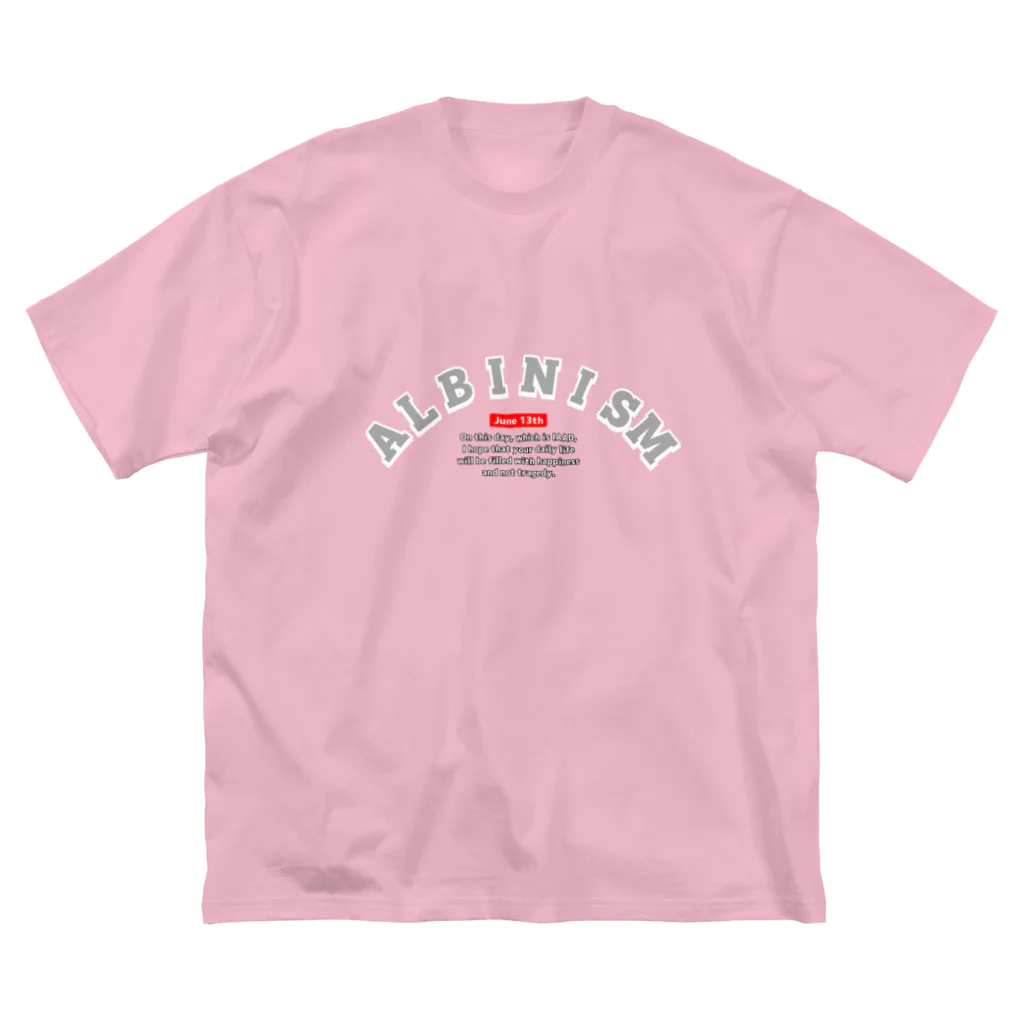粕谷幸司 as アルビノの日本人の6月13日のアルビニズム Big T-Shirt