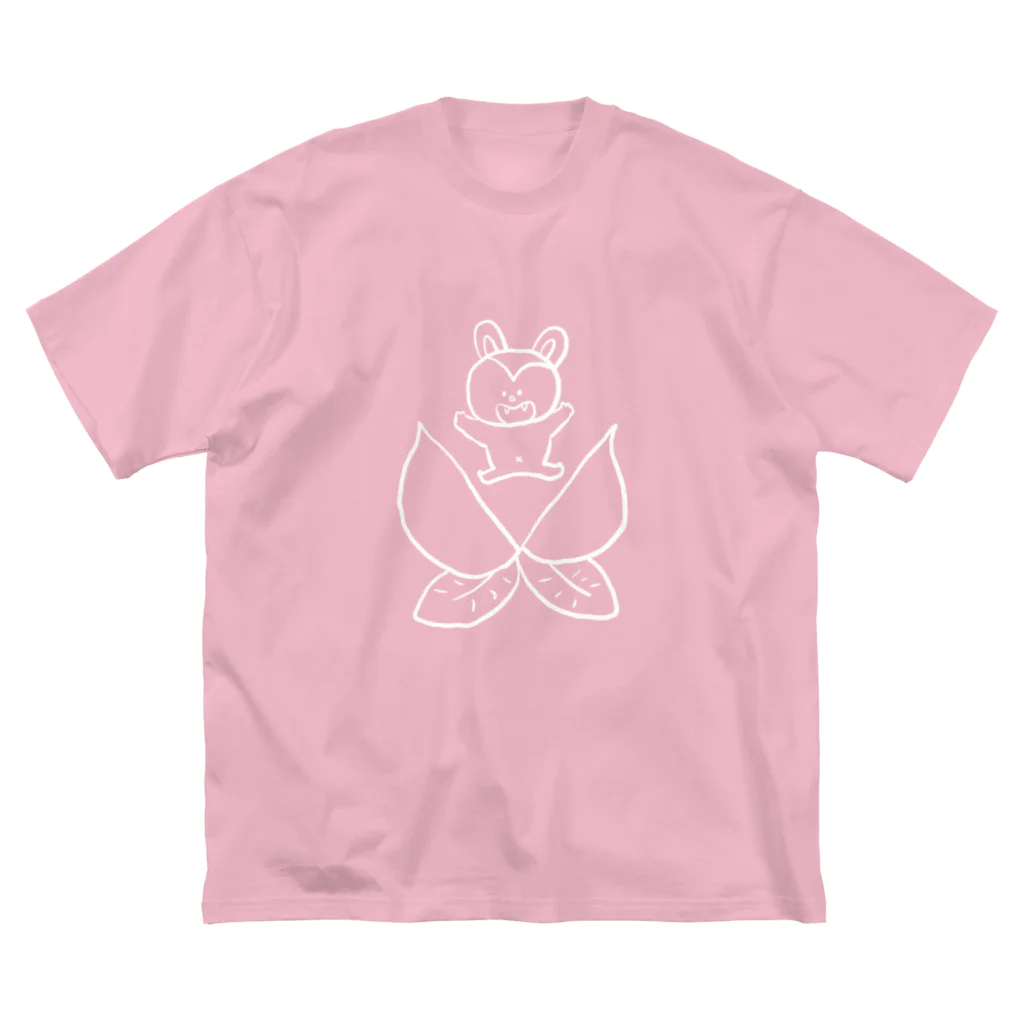 ドラキュラのうさぎの桃から生まれたドラキュラのうさぎ ビッグシルエットTシャツ