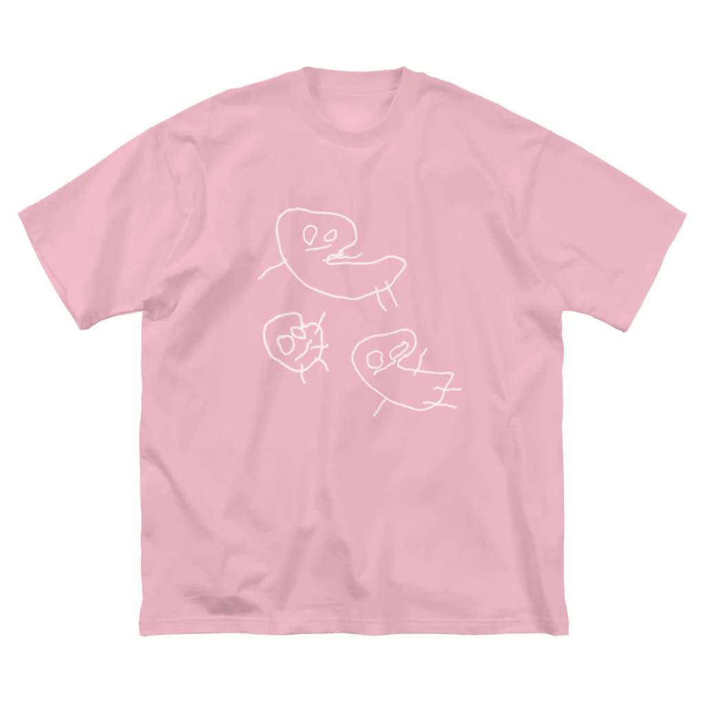  ぽにぽに通信ショップのこどもが描いた絵の服 Big T-Shirt