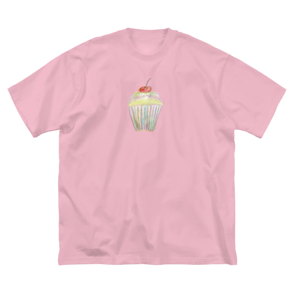 R!CO.NICOのカップケーキ ビッグシルエットTシャツ