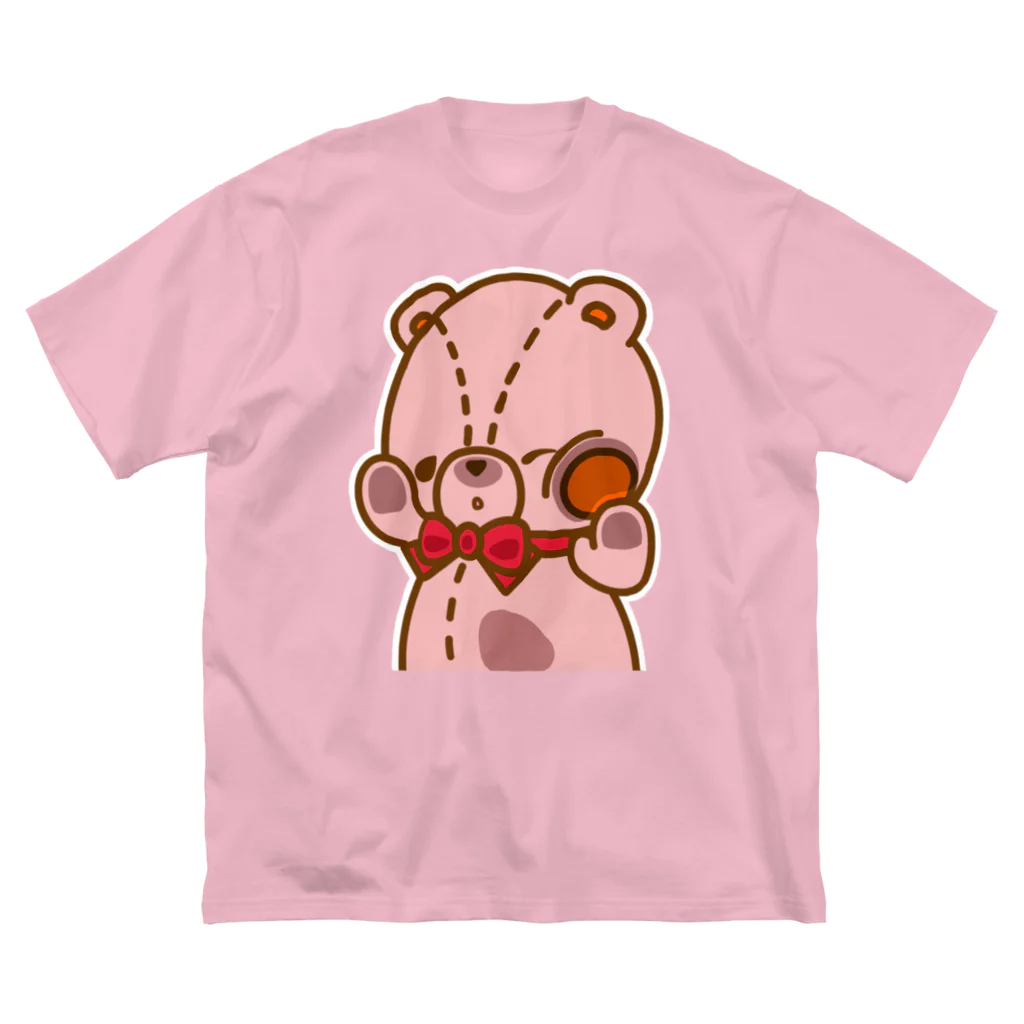 ぬいぐるみのリムとラム SUZURI店のラムの「のぞき見」編 Big T-Shirt