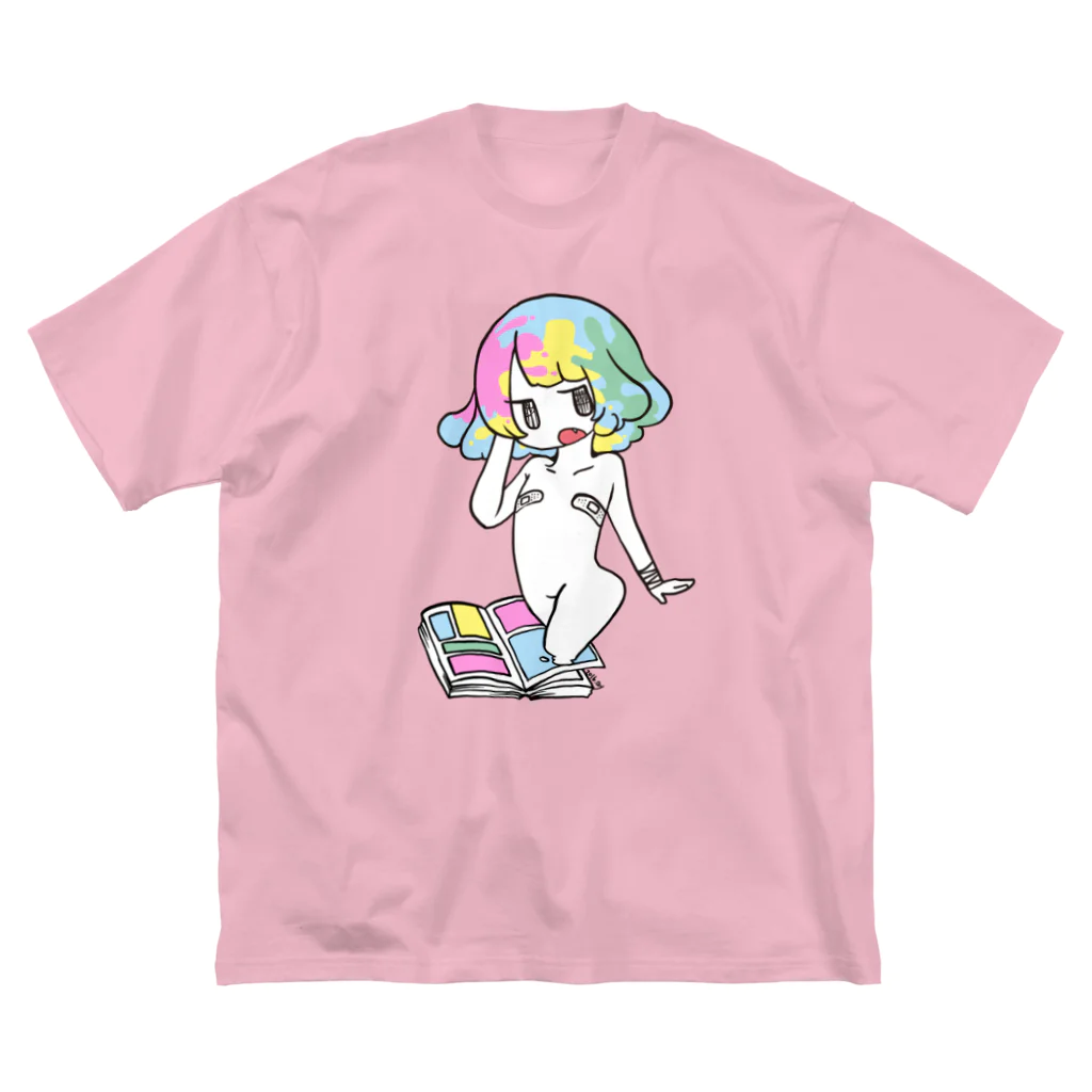 アズマヤユキコのばんそこゆめかわガールちゃん Big T-Shirt