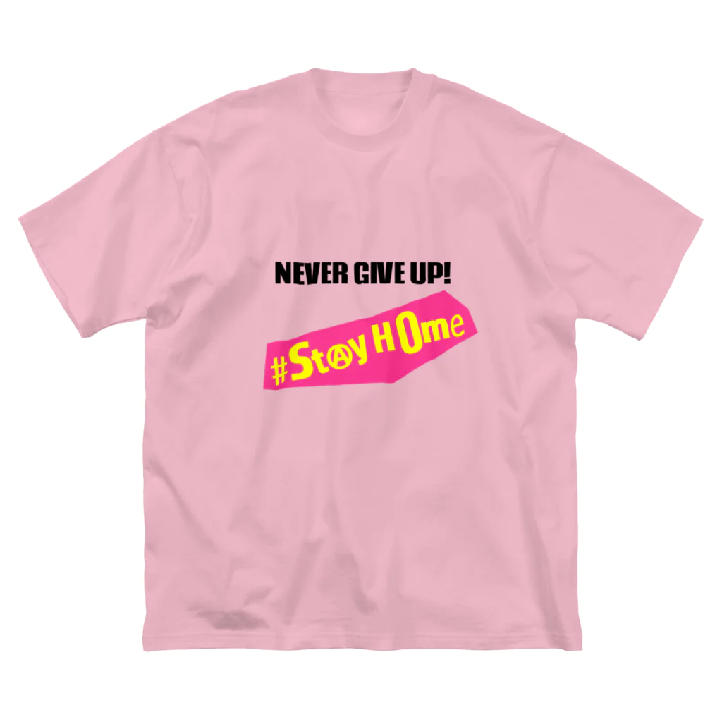 CHAKRAのNEVER GIVE UP! ビッグシルエットTシャツ