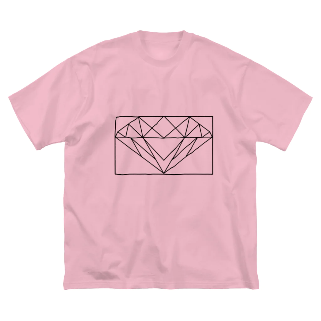 手描きのエトセトラのダイヤモンド(手描き) Big T-Shirt