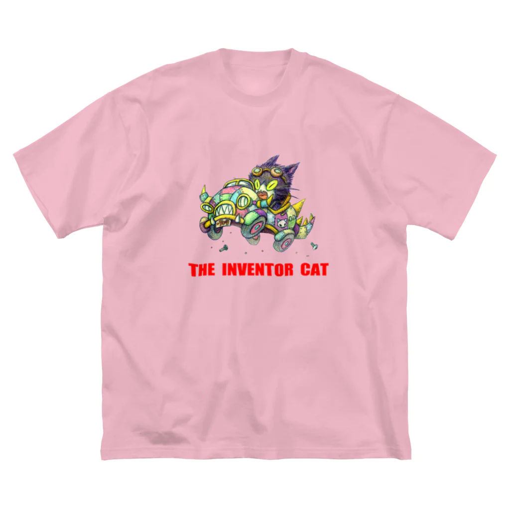 尚樹 -naoki-の発明家の猫。 ビッグシルエットTシャツ