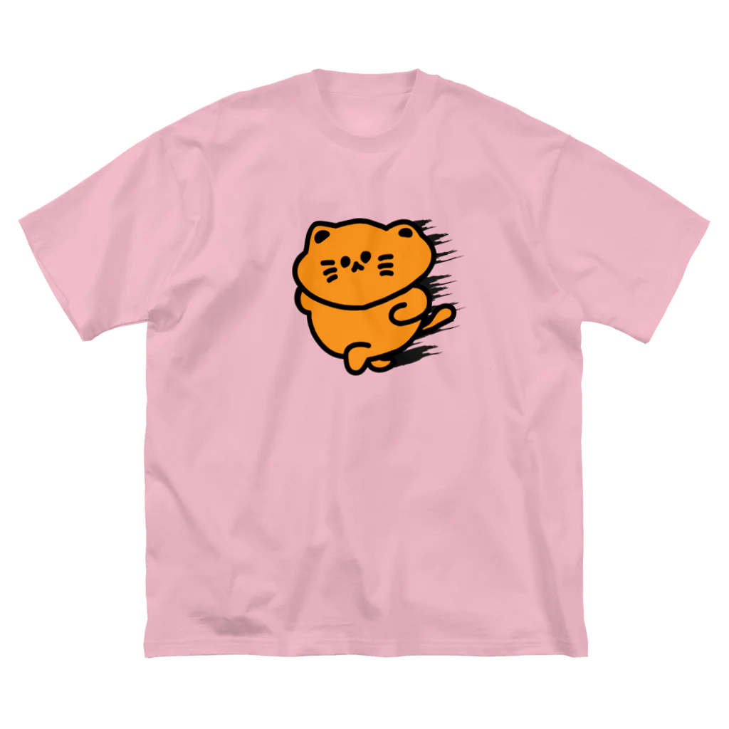 chiffonsanの爆速にゃんこ ビッグシルエットTシャツ